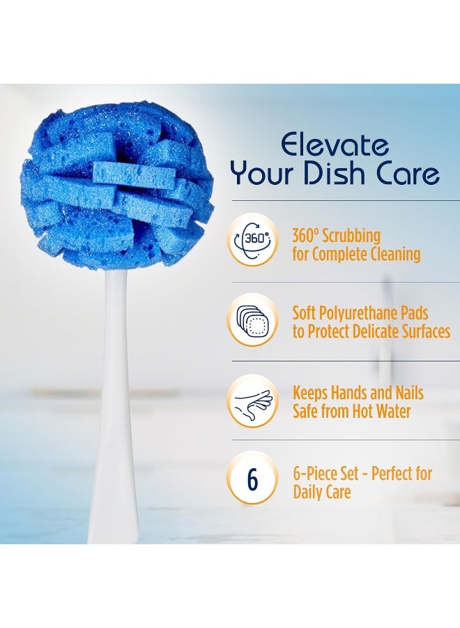 COMPAC HOME Dish Wand China Scrubbing Sponge - Image 4